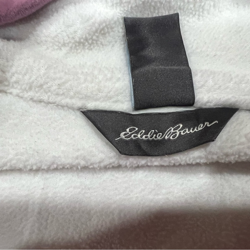 Eddie Bauer Off-White Quarter-Zip Polar-tec; FIRSTASEND Sweatshirt - Picture 6 of 7